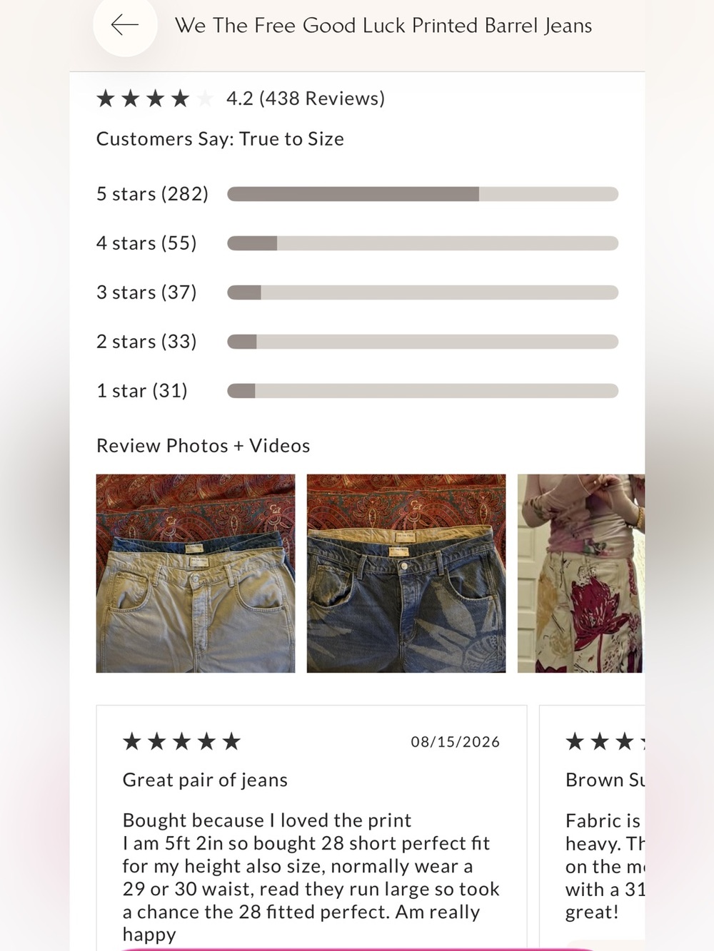 Free People We The Free Good Luck Barrel Jeans - Picture 12 of 16